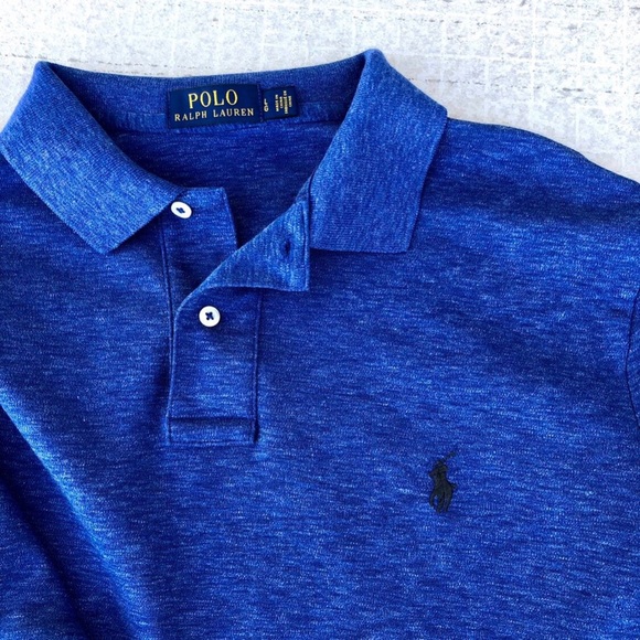 Polo Ralph Lauren Large Blue Polo Shirt - Picture 5 of 7